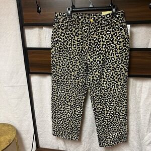 MICHAEL‎ KORS WOMENS SIZE 12 CHEETAH PRINT PANTS